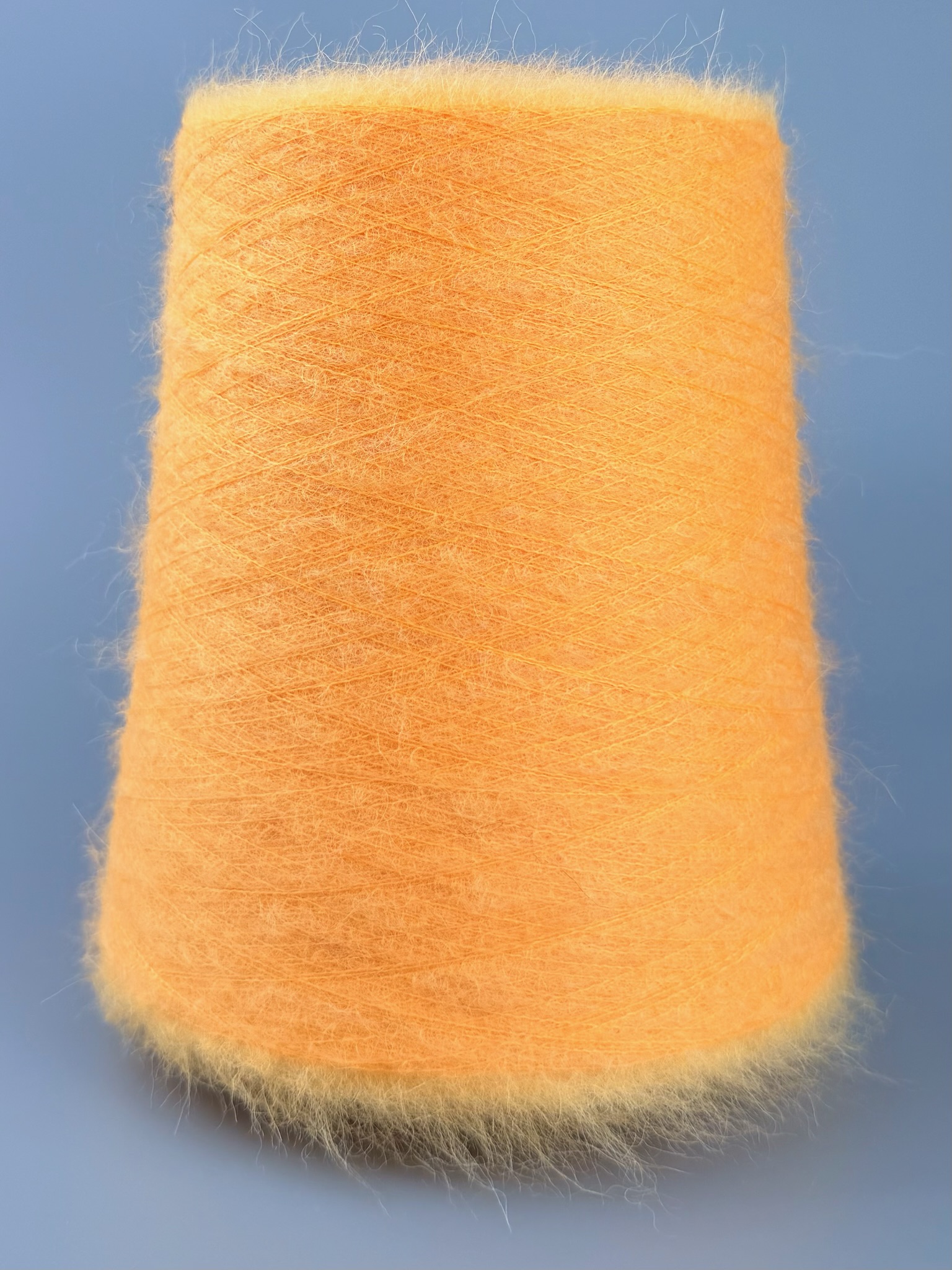 Zimpfer Wolle Selezione Art. Brushed Yak Cashmere 1800m/100g col. Jaune mandarine photo 2